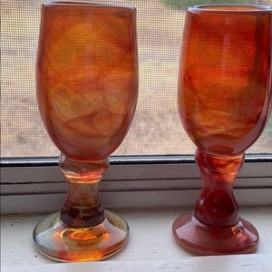 Hand blown glass
